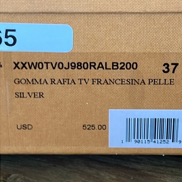 TOD’S Gomma Rafia TV Francesina Pelle Sneaker - Picture 13 of 16